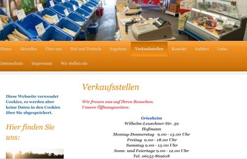 Hofmann Spargelanbau - Verkaufsstelle Griesheim Griesheim