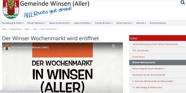 Wochenmarkt in Winsen (Aller) Winsen (Aller)