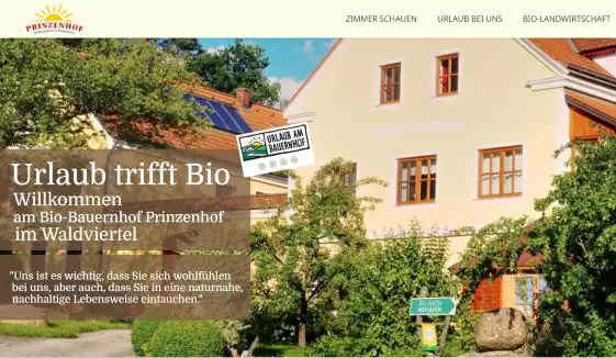 Prinzenhof mit BioSelfie-Hofladen Groß Gerungs