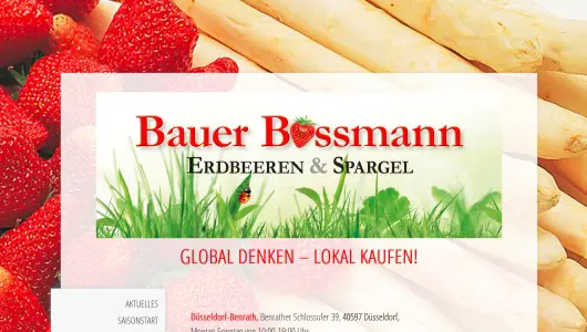 Bauer Bossmann Verkaufsstand Benrath Düsseldorf-Benrath