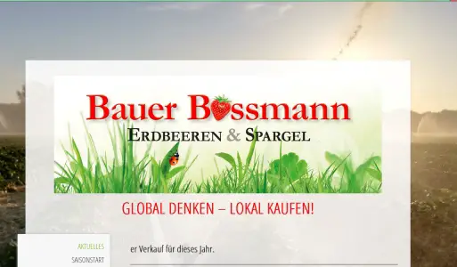 Bauer Bossmann Verkaufsstand Itter Düsseldorf-Itter