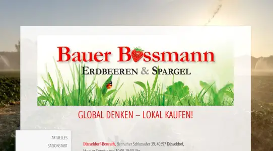 Bauer Bossmann Verkaufsstand Düsseldorf Düsseldorf