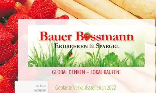 Bauer Bossmann Verkaufsstand Haan Haan