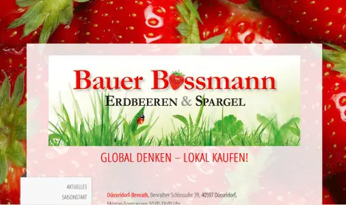 Bauer Bossmann Verkaufsstand Leichlingen Leichlingen