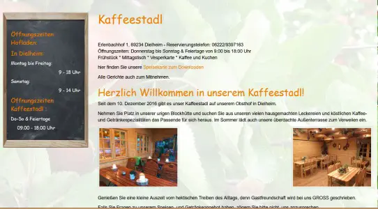 Kaffeestadl Freudensprung Dielheim