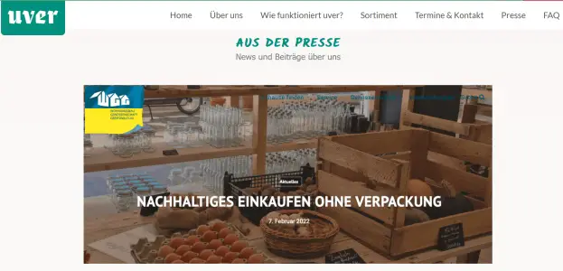 UVER - Bioladen, Unverpacktladen Greifswald