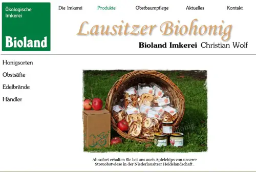 Lausitzer Biohonig - Bioland Imkerei Christian Wolf Lauchhammer