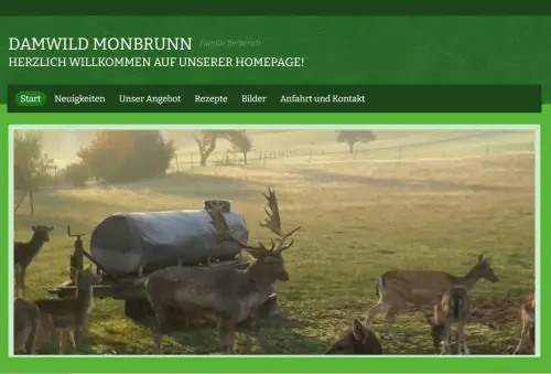 Damwild Monbrunn Miltenberg