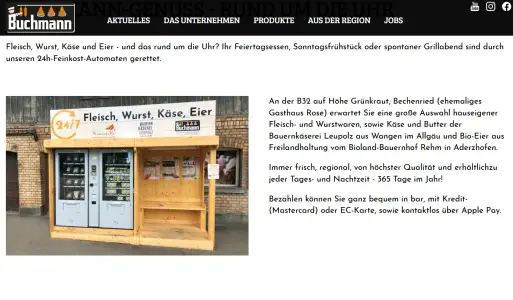 24 Std-Feinkost-Automat Buchmann Grünkraut-Bechenried