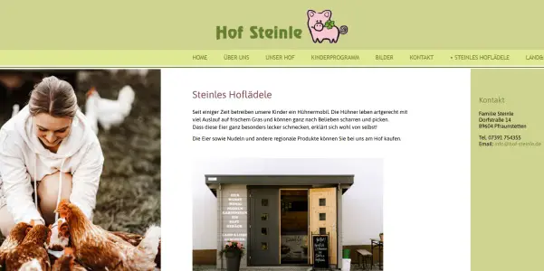 Steinle Schweinemast und Hofladen Allmendingen-Pfraunstetten