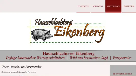 Hausschlachterei Eikenberg Einbeck