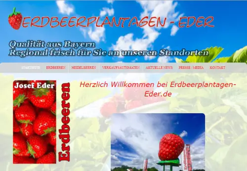 Erdbeerplantagen Eder Reisbach / Vils