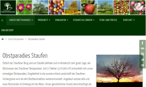 Obstparadies Manufaktur Staufen Staufen