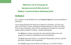 Wildland - Landwirtschaftliche Wildhaltung GmbH Schönstedt