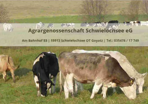 Agrargenossenschaft Schwielochsee e.G. Schwielochsee OT Goyatz