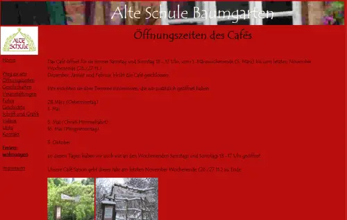 Café Alte Schule Baumgarten Baumgarten
