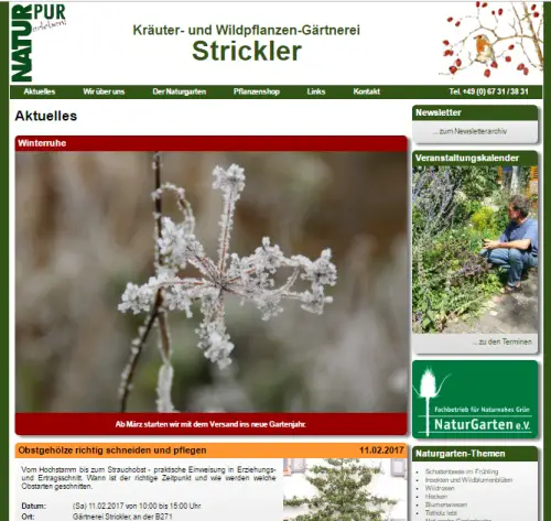 Kräuter- und Wildpflanzengärtnerei Strickler Alzey