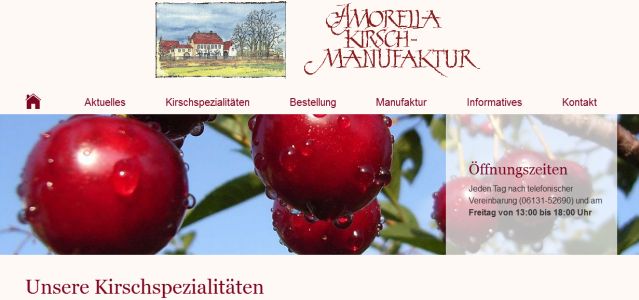 Amorella Kirsch-Manufaktur Mainz-Marienborn