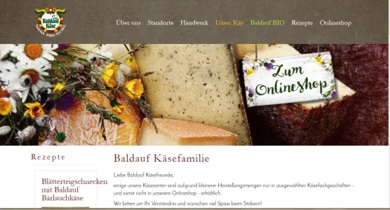 Baldauf Käse - Käs-und-Weinkeller Lindenberg/Allgäu