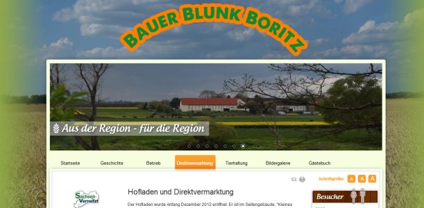 Landwirtschaftsbetrieb Blunk Hirschstein OT Boritz