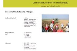 Bauernhof Rinderknecht Jettingen - Oberjettingen