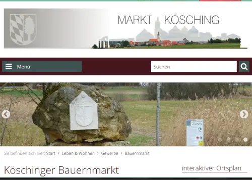 Bauernmarkt in Kösching Köschinig