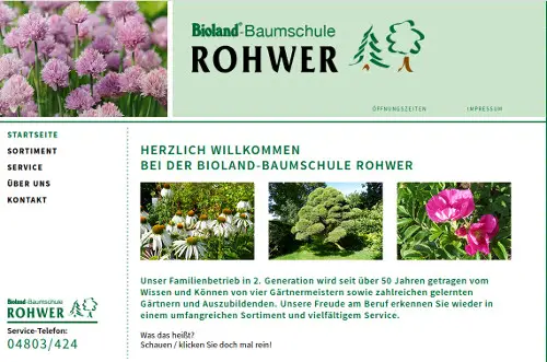 Bioland-Baumschule Rohwer Pahlen