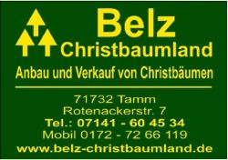 BELZ Christbaumland Tamm