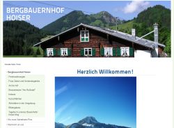 Bergbauernhof Hoiser Unterjoch