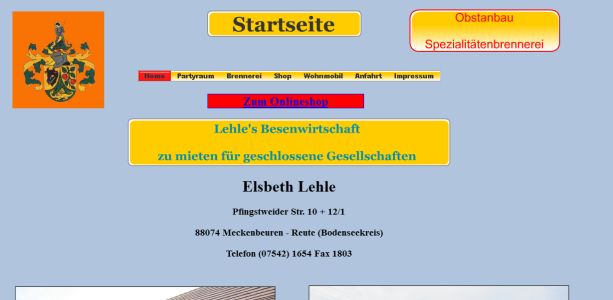 Georgshof - Lehle's Besenwirtschaft und Brennerei Meckenbeuren
