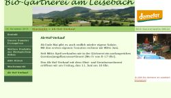 Bio-Gärtnerei am Leisebach Bad Berleburg-Beddelhausen