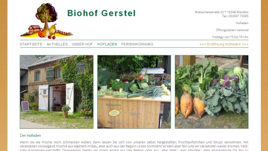 Biohof Gerstel Wandlitz
