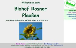 Biohof Rosner Mitterteich