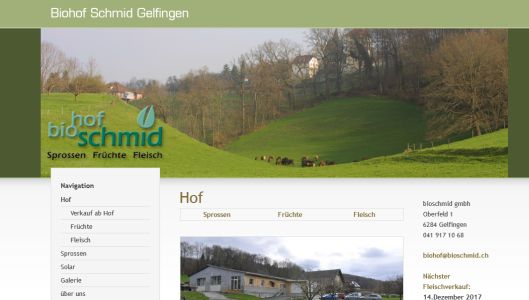 Biohof Schmid Gelfingen - Oberfeld