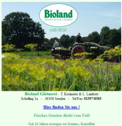 Bioland-Gärtnerei  Senden