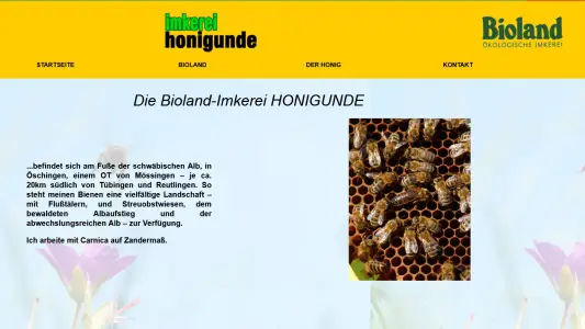 Bioland Imkerei Honigunde Öschingen