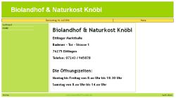 Biolandhof & Naturkost Knöbl Ettlingen