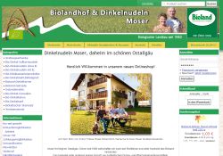 Biolandhof und Dinkelnudeln Moser Jengen-Weinhausen