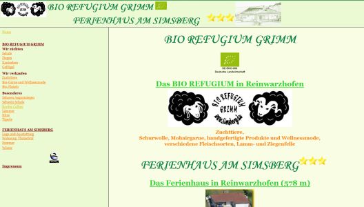 Schäferei Biorefugium Grimm und Ferienhaus am Simsberg Thalmässing