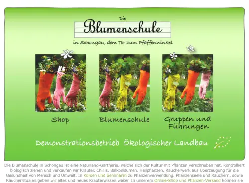 Blumenschule Schongau - Naturland Biogärtnerei Schongau