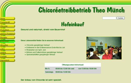 Chicorée-Treibbetrieb Theo Münch Gelsdorf (Grafschaft)