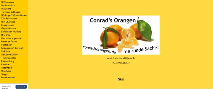 Conrads Orangen Tengen - Büßlingen