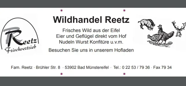 Schild Hofladen Reetz