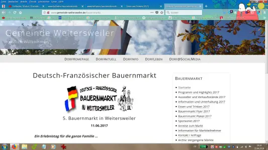 Deutsch-Französischer Bauernmarkt in Weitersweiler Weitersweiler