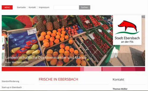 Wochenmarkt Ebersbach an der Fils Ebersbach an der Fils