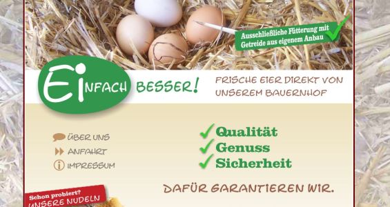 Ei-nfach besser! - Eier vom Bauernhof Wehringen