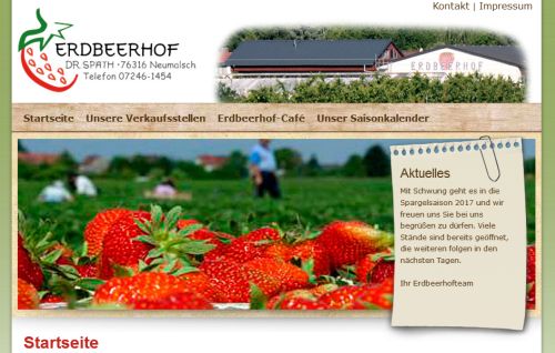 Erdbeerhof Dr. Späth Malsch / Neumalsch