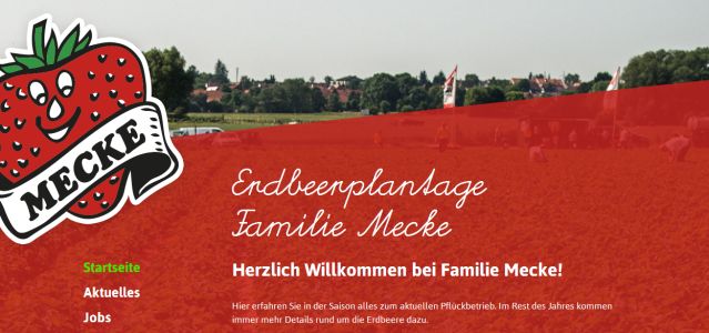 Erdbeerplantage Familie Mecke Göttingen