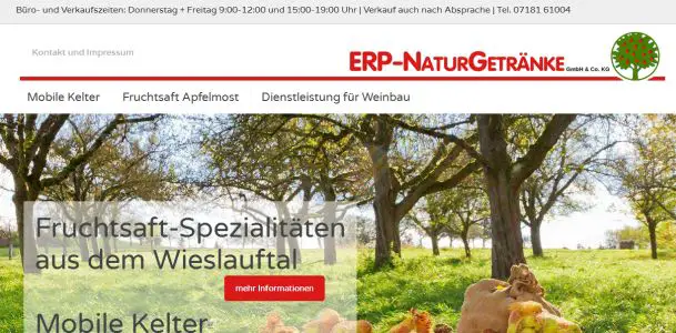ERP-NaturGetränke GmbH & Co. KG Schorndorf-Miedelsbach