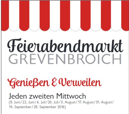 Wochenmarkt Grevenbroich - Feierabendmarkt Grevenbroich